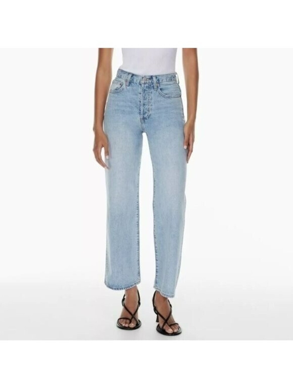 Denim Forum The Farrah High Rise Wide Leg 28L